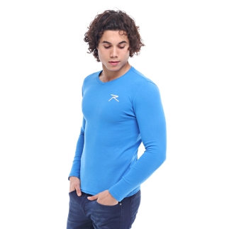 Raru Baselayer Cotton T-Shirt VESPER Saxon Blue - RARU (1)