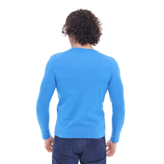 Raru Baselayer Cotton T-Shirt VESPER Saxon Blue - 3