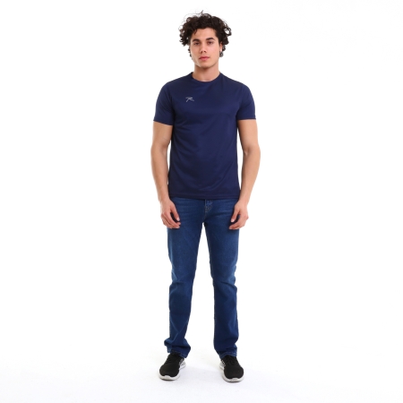 Raru Basic T-Shirt TRES Navy Blue - 5