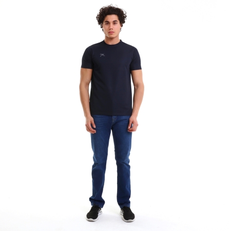 Raru Basic T-Shirt TRES Navy Blue - 5