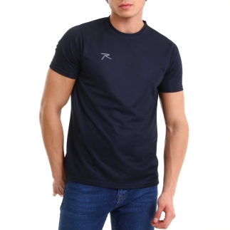 Raru Basic T-Shirt TRES Navy Blue - 1