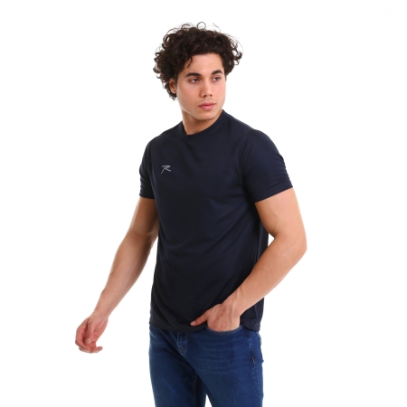 Raru Basic T-Shirt TRES Navy Blue - 3