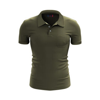 Raru %100 Pamuk Cepli Polo T-Shirt PARATUS HAKİ - RARU