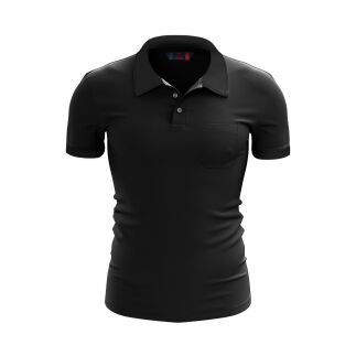 Raru %100 Pamuk Cepli Polo T-Shirt PARATUS SİYAH - RARU