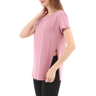 Raru Cotton O-Neck T-Shirt FUMUS Pink 