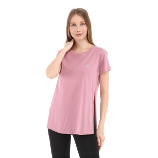 Raru Cotton O-Neck T-Shirt FUMUS Pink - 2