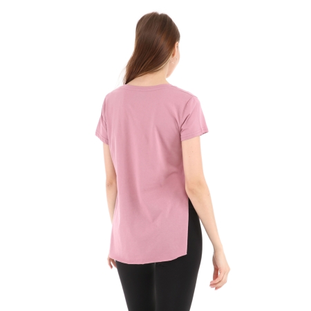 Raru Cotton O-Neck T-Shirt FUMUS Pink - 4