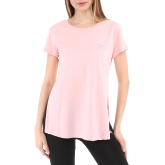 Raru Cotton O-Neck T-Shirt FUMUS Pink - RARU