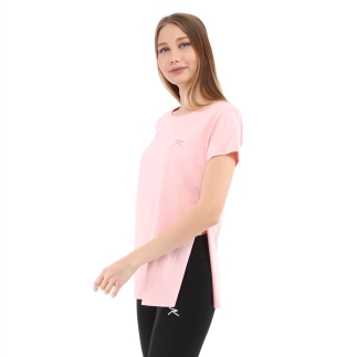 Raru Cotton O-Neck T-Shirt FUMUS Pink - RARU (1)