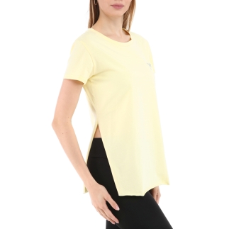 Raru Cotton O-Neck T-Shirt FUMUS Yellow - 1