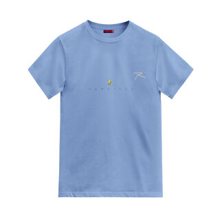 Raru Cotton T-Shirt AGNITIO Blue - R.SPQOR