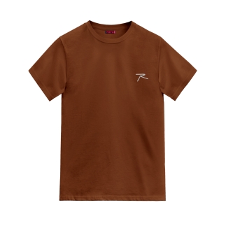 Raru Cotton T-Shirt AGNITIO Brown - 1