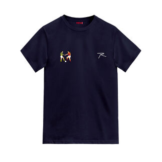 Raru Cotton T-Shirt AGNITIO Navy Blue 