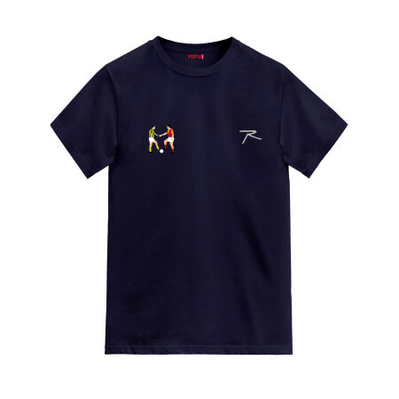 Raru Cotton T-Shirt AGNITIO Navy Blue - 1