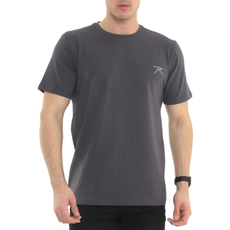 Raru Cotton T-Shirt GRAVIS Anthracite 