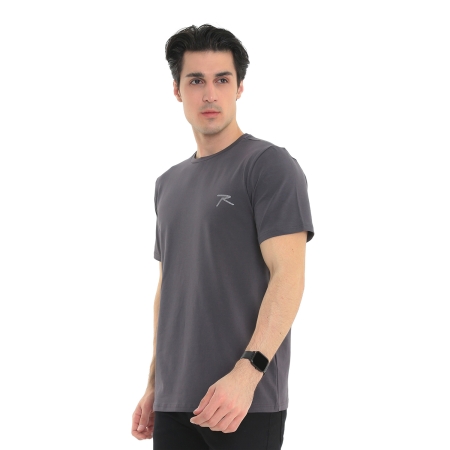 Raru Cotton T-Shirt GRAVIS Anthracite - 3