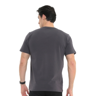 Raru Cotton T-Shirt GRAVIS Anthracite - 4