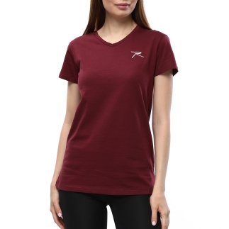 Raru Cotton T-Shirt MULIER Burgundy - 2