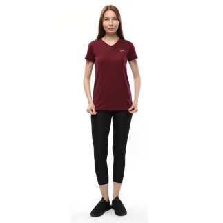 Raru Cotton T-Shirt MULIER Burgundy - 5