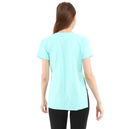 Raru Cotton V-Neck T-Shirt FRAGUM Mint - 4