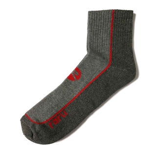 Raru Cushioned High Quarter Socks Gray - 1