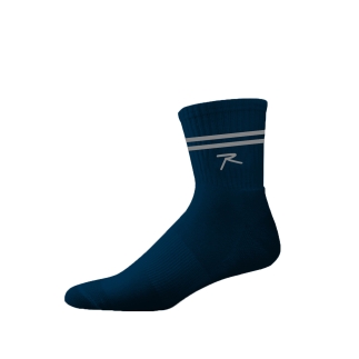 Raru Cushioned High Quarter Socks Navy Blue - RARU