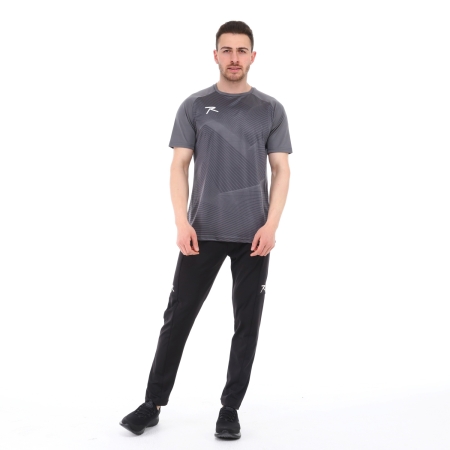 Raru Digital Printed T-Shirt JUSTA Gray - 4