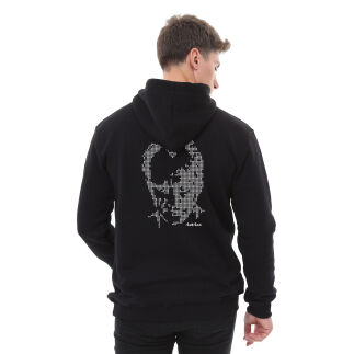 Raru Erkek Kapüşonlu Sweatshirt LEPIDUS SİYAH - R.SPQOR