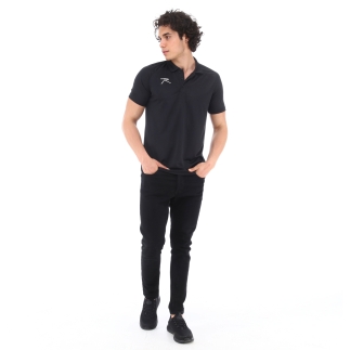 Raru Erkek Polo T-Shirt NOX SİYAH - 5