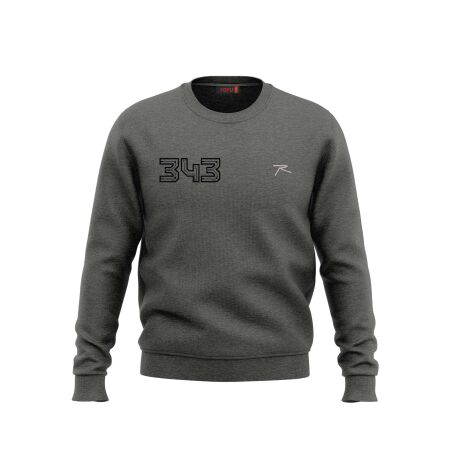 Raru x 343 DIGITAL Erkek Sweatshirt AUDAX ANTRASİT MELANJ - 1