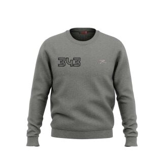 Raru x 343 DIGITAL Erkek Sweatshirt AUDAX GRİ MELANJ 