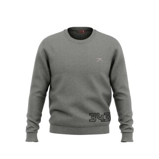 Raru x 343 DIGITAL Erkek Sweatshirt AUDAX GRİ MELANJ 