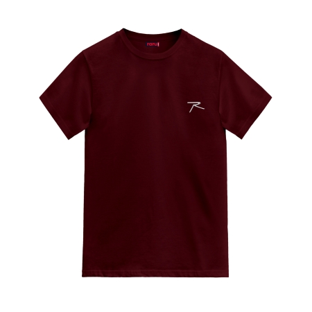 Raru Erkek %100 Pamuk T-Shirt AGNITIO BORDO - 1