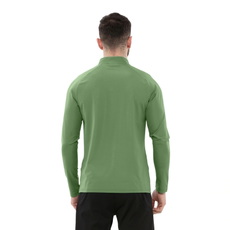 Raru Erkek Yarım Fermuarlı Sweatshirt DIGNUS HAKİ - 4