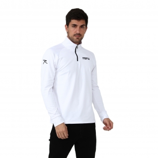 Raru Erkek Yarım Fermuarlı Sweatshirt URSUS BEYAZ - 3