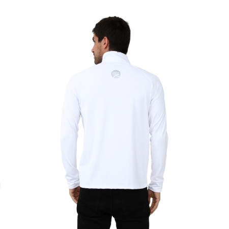 Raru Erkek Yarım Fermuarlı Sweatshirt URSUS BEYAZ - 4