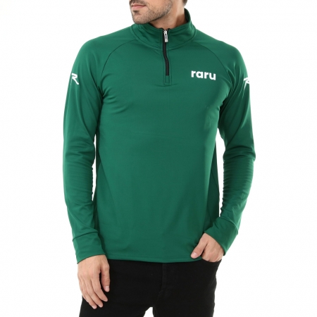 Raru Erkek Yarım Fermuarlı Sweatshirt VITA YEŞİL - 1