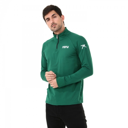 Raru Erkek Yarım Fermuarlı Sweatshirt VITA YEŞİL - 2