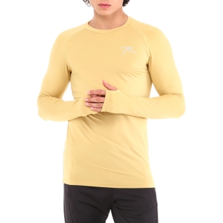 Raru Extra Stretch Baselayer T-Shirt IGNIS Beige - 1