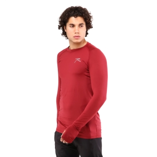 Raru Extra Stretch Baselayer T-Shirt IGNIS Burgundy - 2