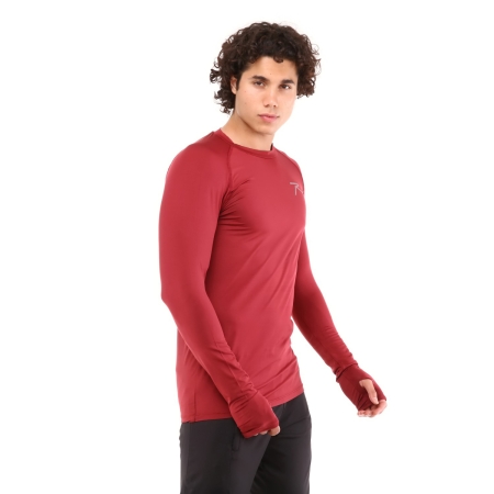 Raru Extra Stretch Baselayer T-Shirt IGNIS Burgundy - 3