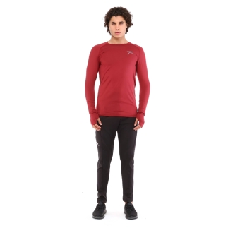 Raru Extra Stretch Baselayer T-Shirt IGNIS Burgundy - 5