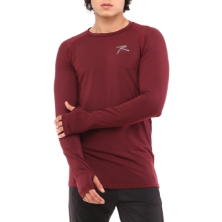 Raru Extra Stretch Baselayer T-Shirt IGNIS Burgundy 