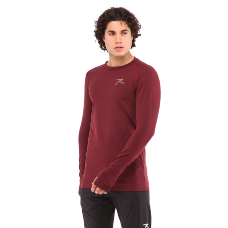 Raru Extra Stretch Baselayer T-Shirt IGNIS Burgundy - 2