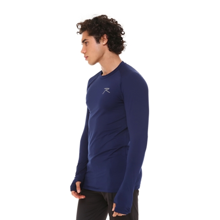 Raru Extra Stretch Baselayer T-Shirt IGNIS Navy Blue - 2