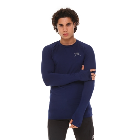 Raru Extra Stretch Baselayer T-Shirt IGNIS Navy Blue - 3