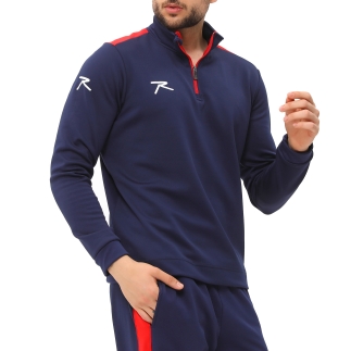 Raru Half-Zip GRANDO Navy Blue - 1