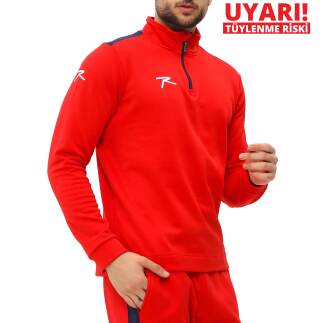 Raru Half-Zip GRANDO Red - RARU