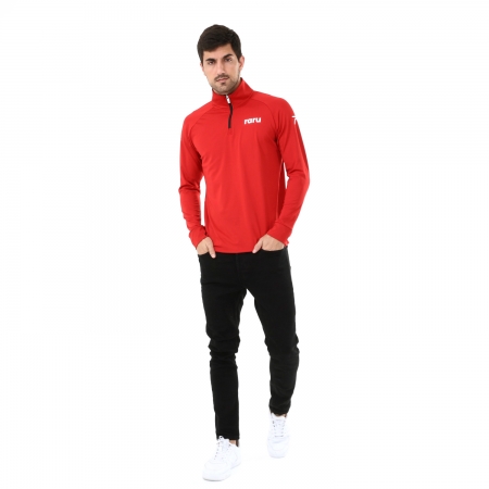 Raru Half-Zip Sweatshirt VITA Red - 5