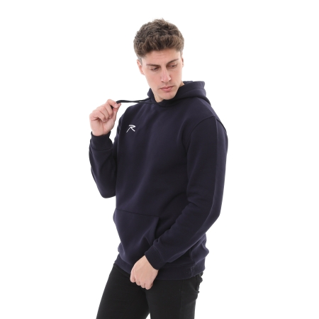 Raru Cotton Basic Hoodie LEPIDUS Navy Blue - 3